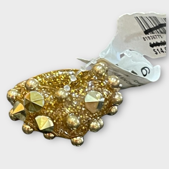 Urban Outfitters Glitter Statement Ring In Pearl - Picture 4 of 7